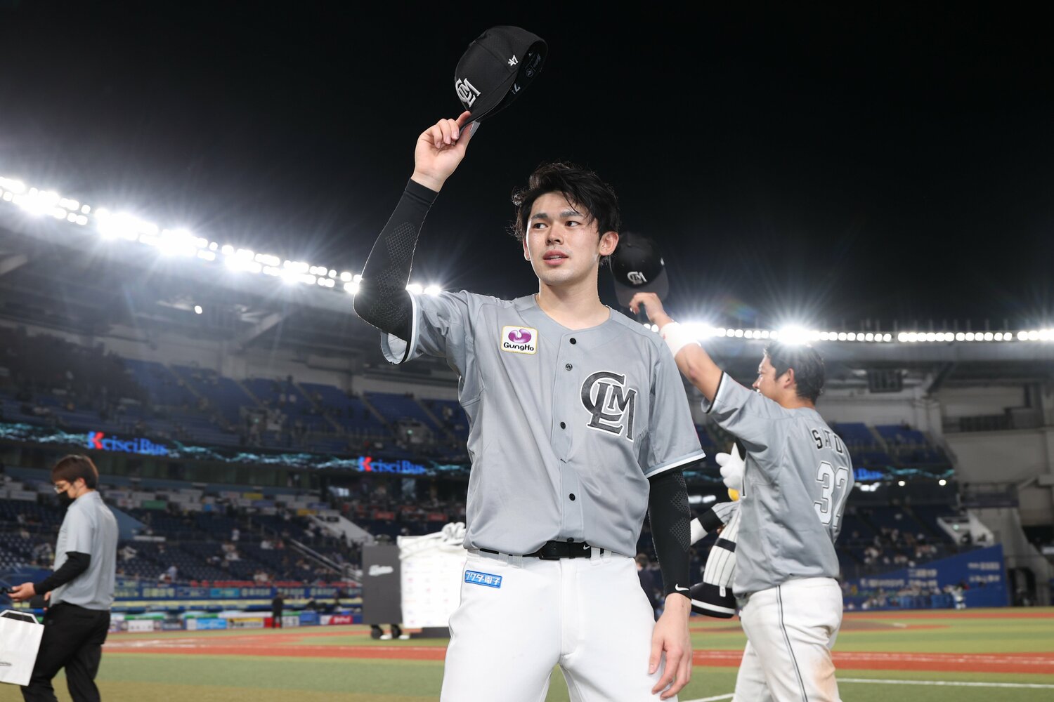 今季3戦3勝、いまだ無失点を守る佐々木朗希　©️JIJI PRESS