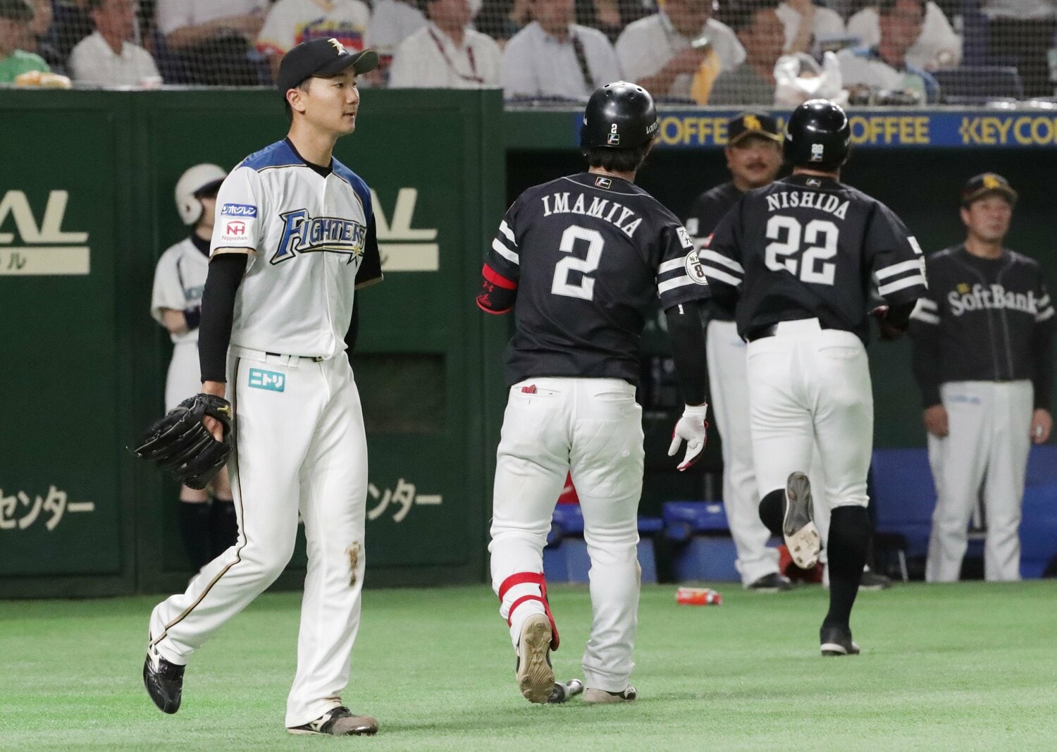 日ハム時代の宮台康平さん。一軍での登板は2018年の1試合だけだった　©JIJI PRESS