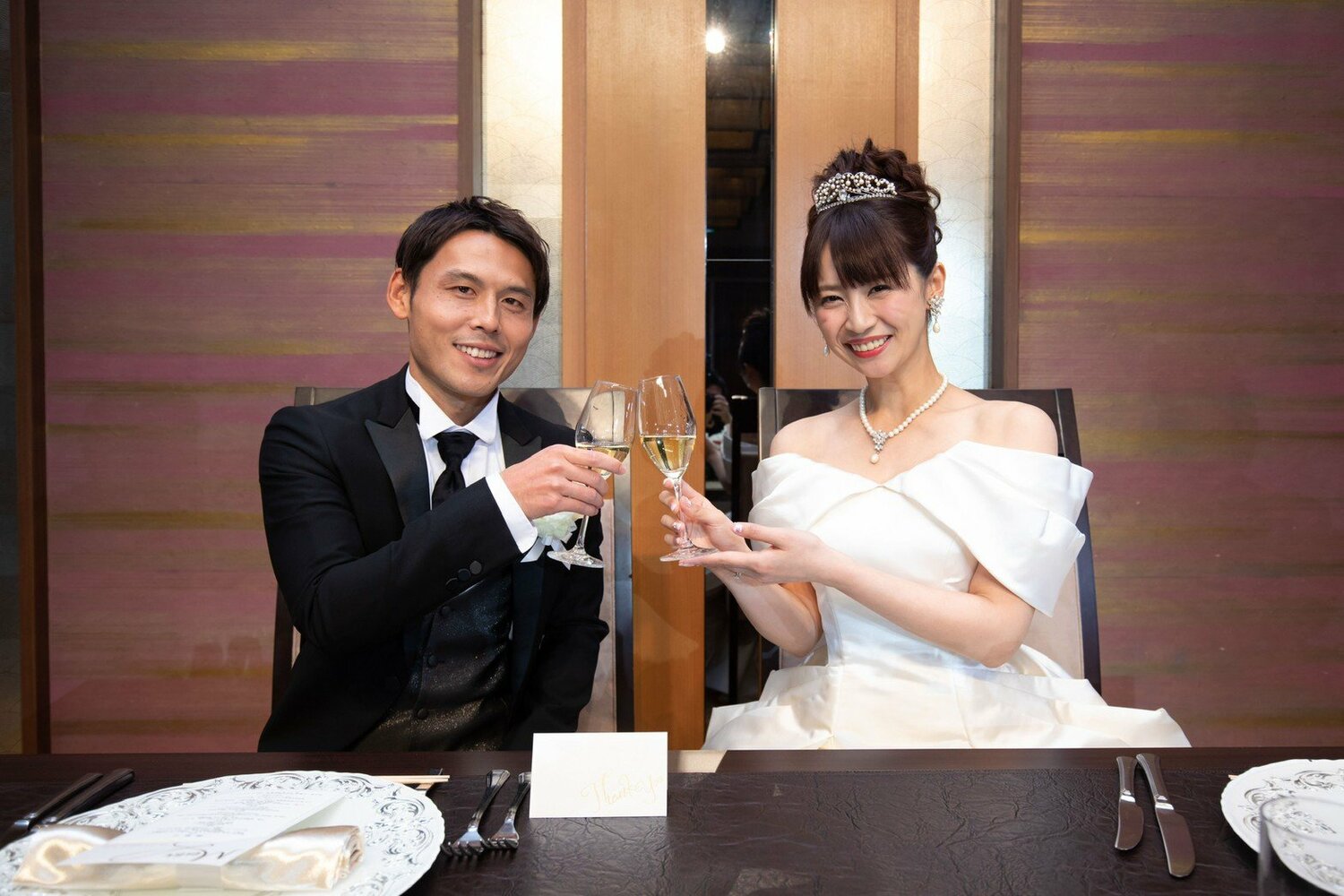 2人の結婚式の様子　※本人提供