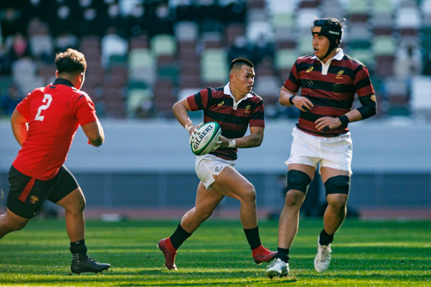 新チームの主将に就任したSO伊藤大祐(写真は昨季の大学選手権決勝)©︎Kiichi Matsumoto