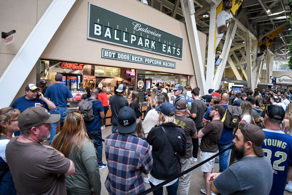 ダルビッシュ有が所属するパドレス本拠地ペトコパークは、フートが非常に充実しているそうだ　©Getty Images