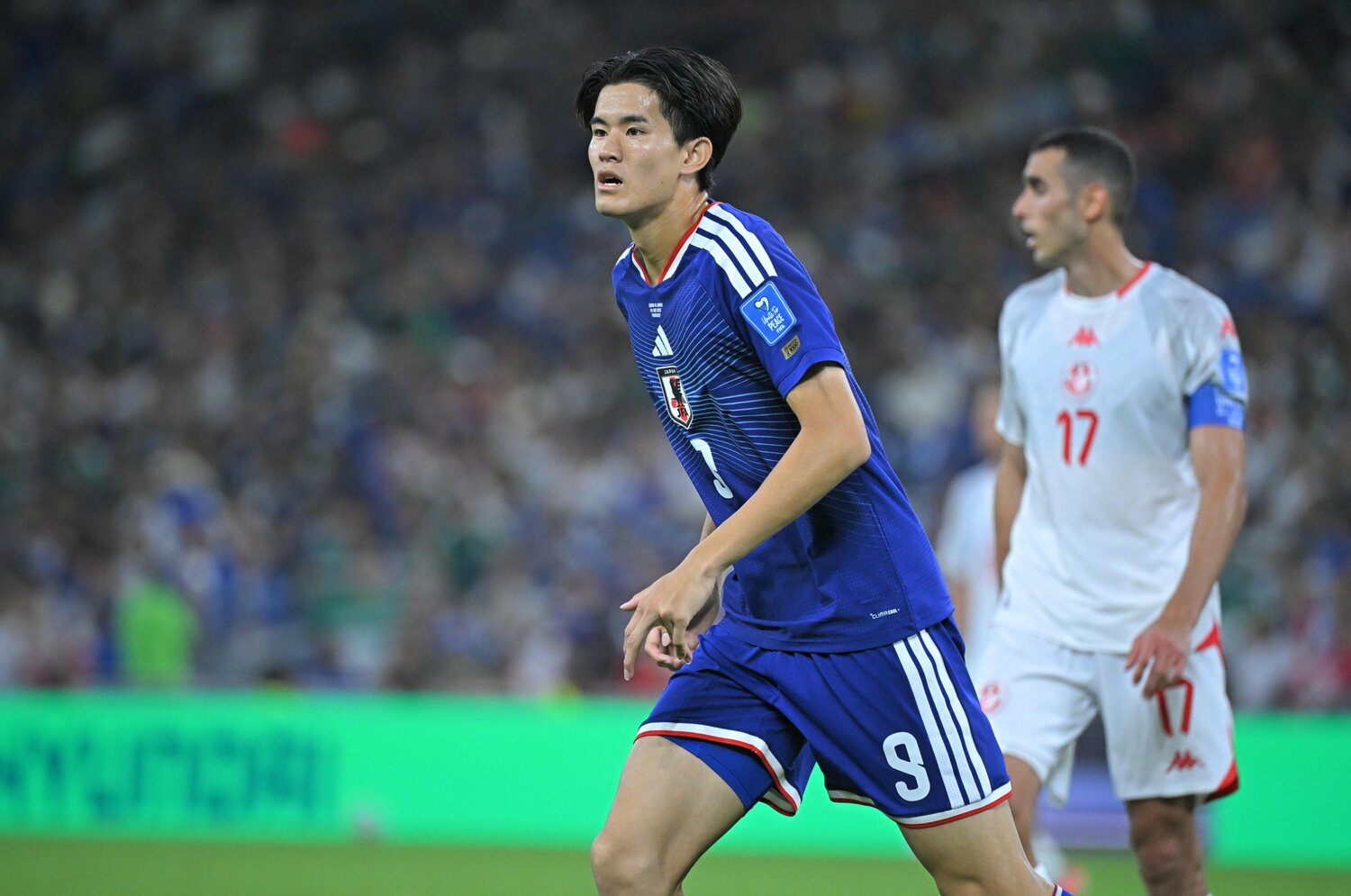 チュニジア戦でW杯デビューを果たした後藤 ©Takuya Kaneko/JMPA