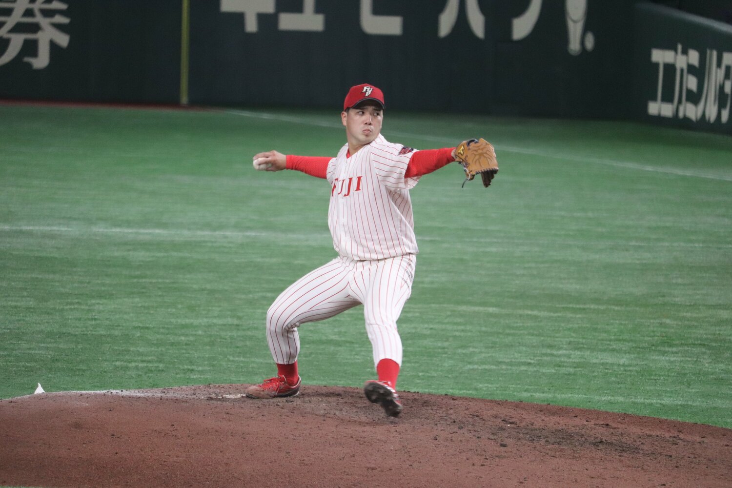 試合後、悔しさを滲ませた富士大・金村尚真　©Yu Takagi