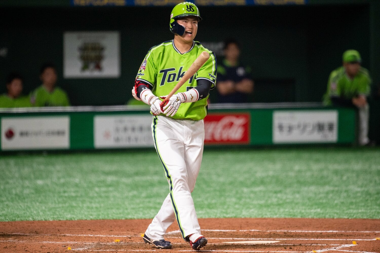 高卒2年目、2019年の村上は潜在能力の高さとともに、まだ“穴”がある長距離砲だった　©Nanae Suzuki