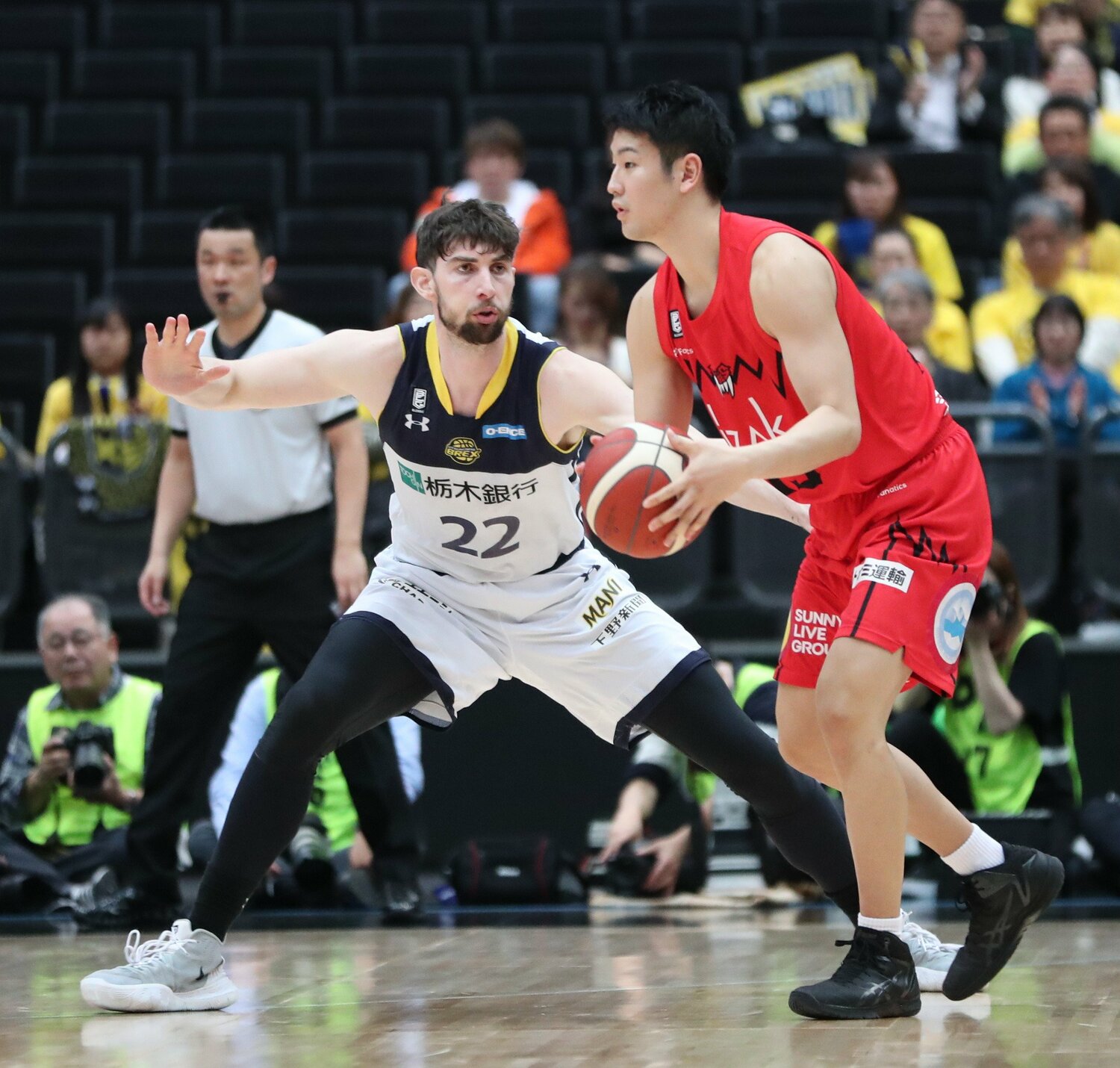 宇都宮のチームメイトでもあったロシター　©JIJI PRESS