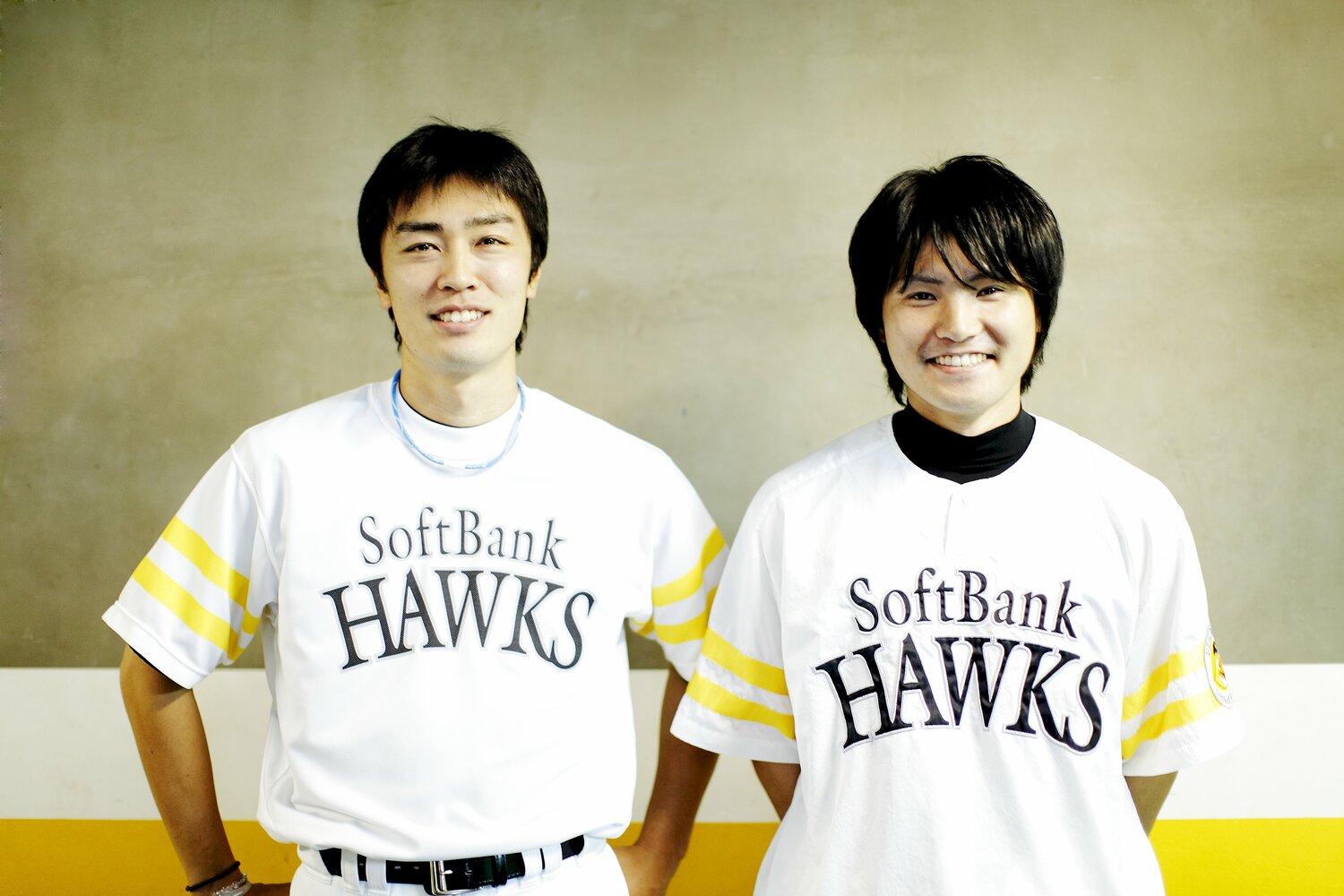 ともにホークスを支えた杉内俊哉と（2010年撮影）©︎Tamon Matsuzono