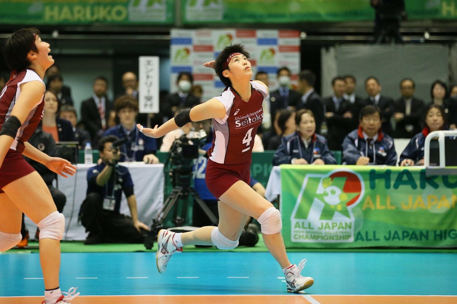 下北沢成徳高時代の黒後愛 ©︎YUTAKA/AFLO SPORT