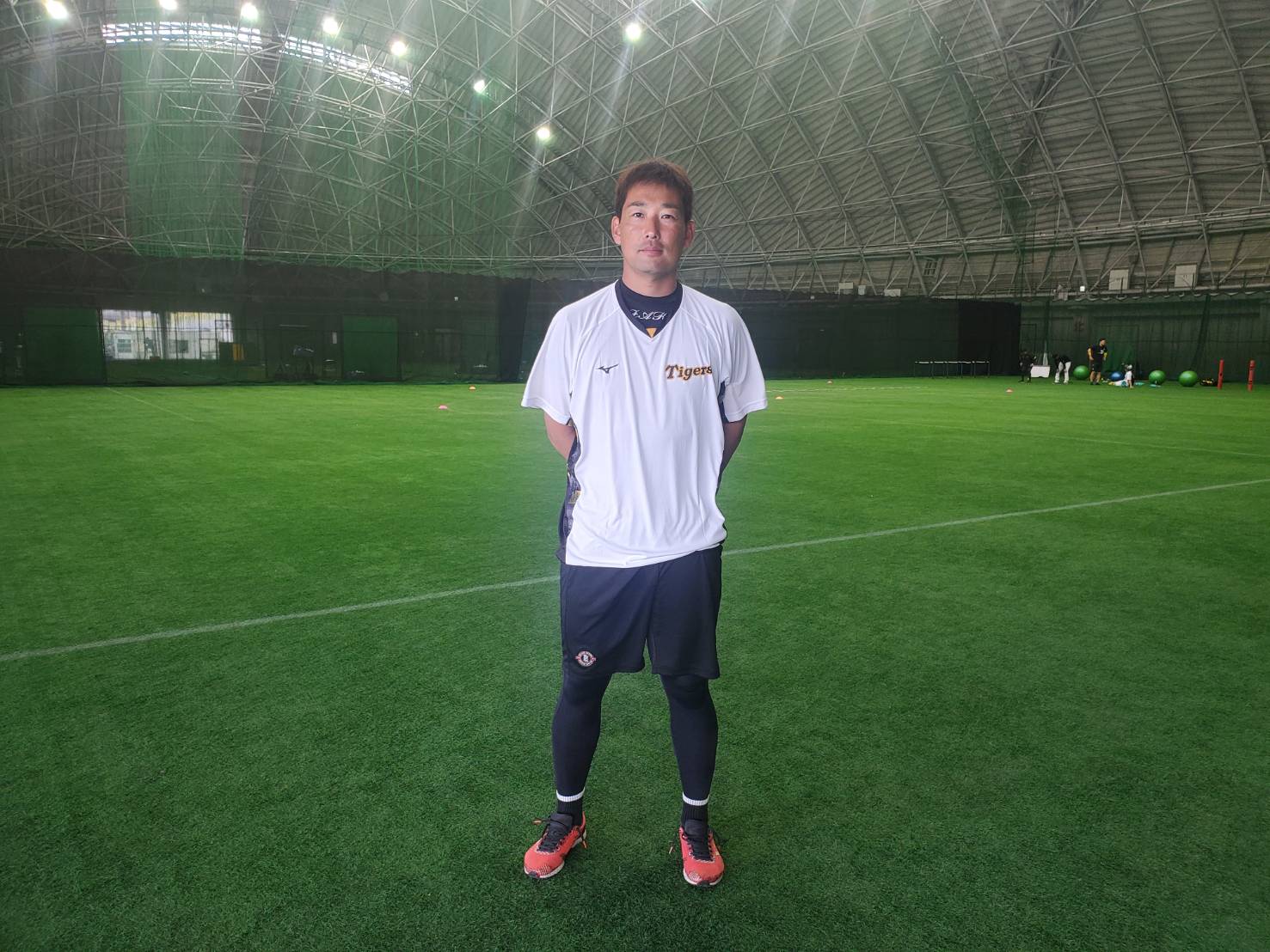 インタビューに思いを明かした岩崎優　©︎Shunsaku Sakai