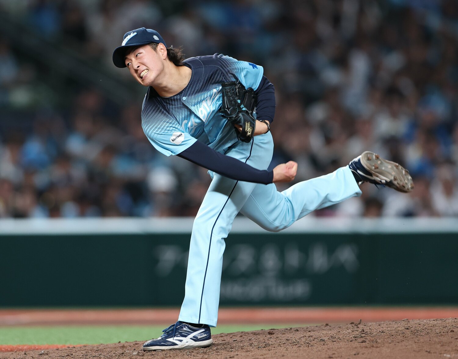 ブルペンの一角を担う存在に成長した篠原 ©JIJI PRESS