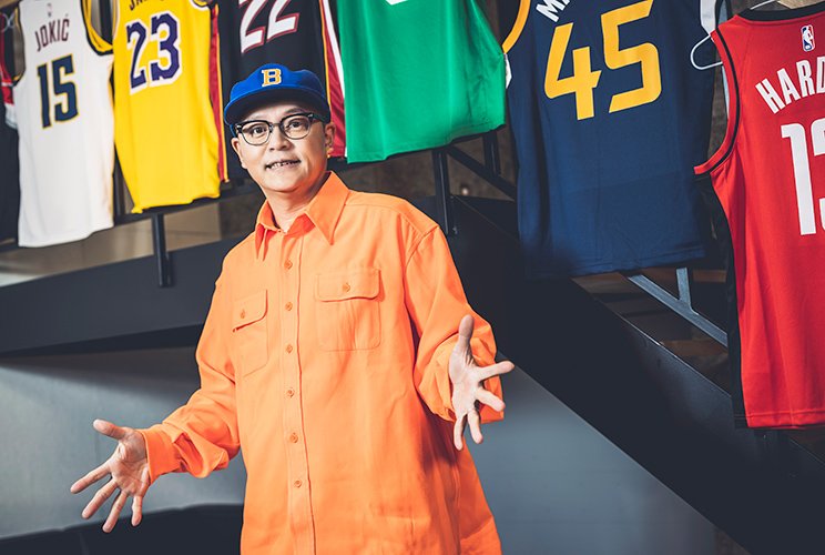 NBA愛を語るBoseさん　©Kiichi Matsumoto