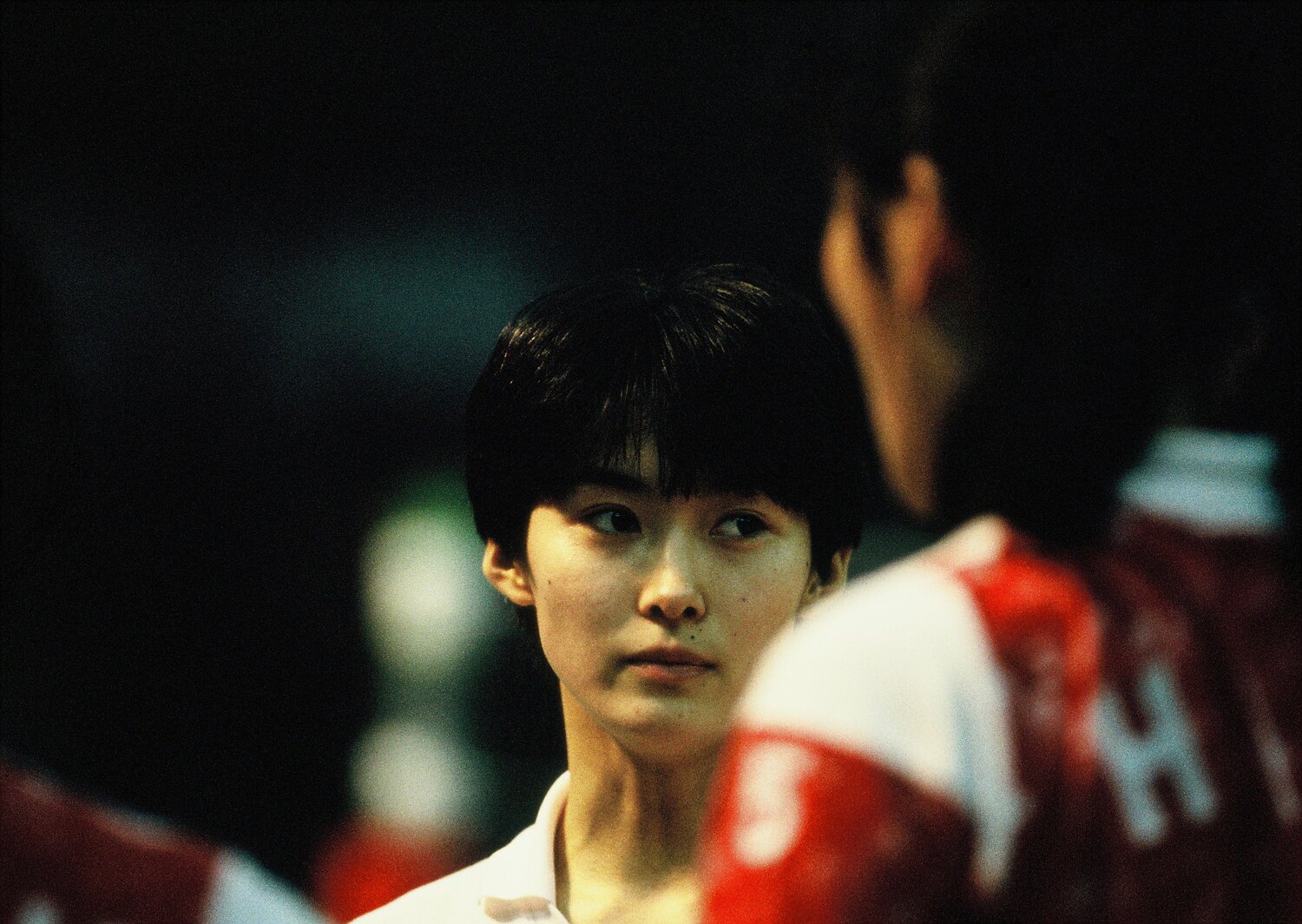 現役時代の斎藤真由美さん（1990年撮影）　©AFLO