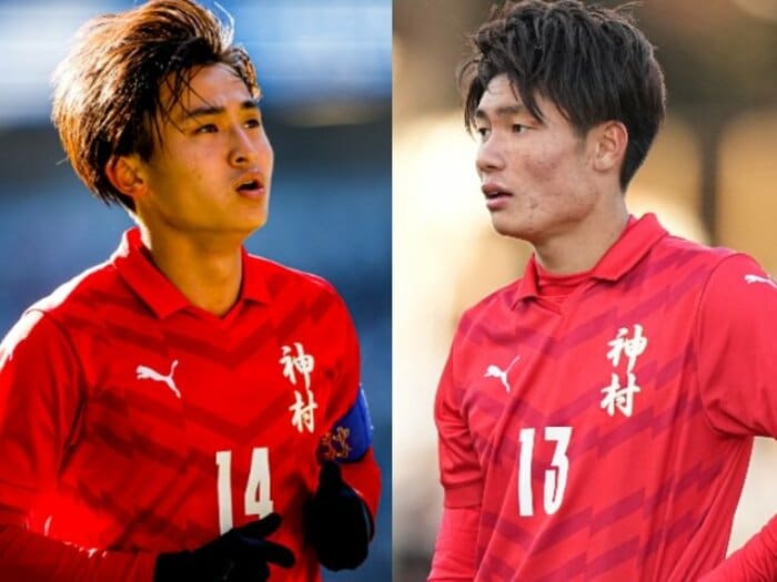 大迫塁と福田師王…神村学園の“超高校級コンビ”が過ごした濃密な6年「また一緒にやりたければ代表に入ればいい」〈選手権Vならず〉<Number Web> photograph by L:Kiichi Matsumoto/R:AFLO SPORT
