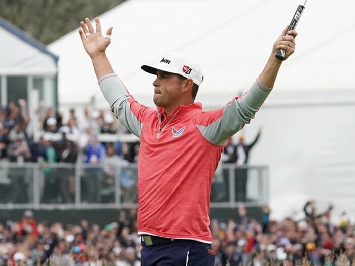 ペブルビーチに響いた「USA！」ウッドランドの全米OP制覇の意味。＜Number Web＞ photograph by AFLO