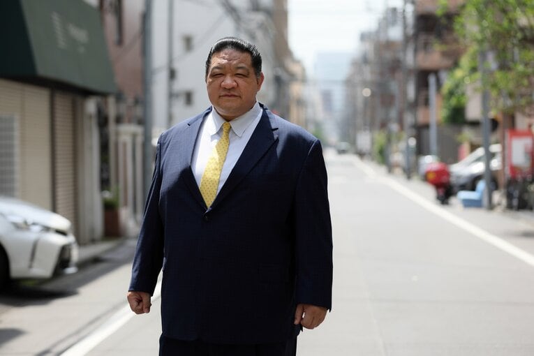 元大関・魁皇の浅香山親方　©Shigeki Yamamoto