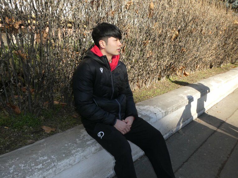 異国の地で戦う葛藤を明かした山本龍　©︎Noriko Yonemushi