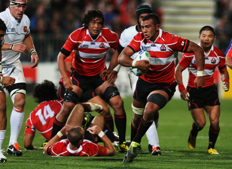 自身初のW杯となった2011年大会（当時22歳）　©︎Getty Images