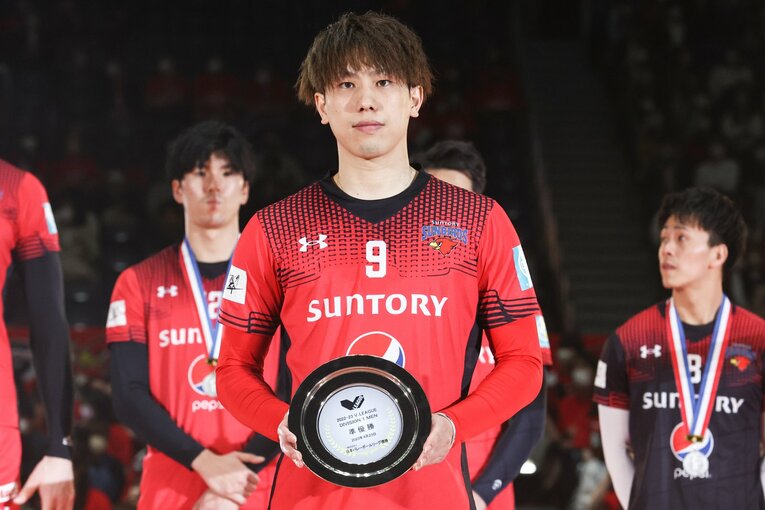 サントリーサンバーズ 大宅真樹　©︎V.LEAGUE