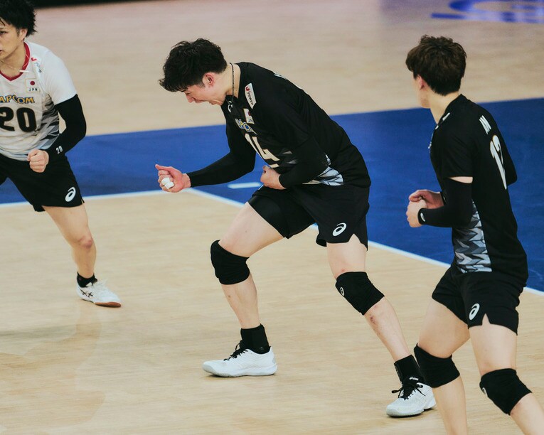 石川祐希（VNLスロベニア戦）©︎Yuki Suenaga