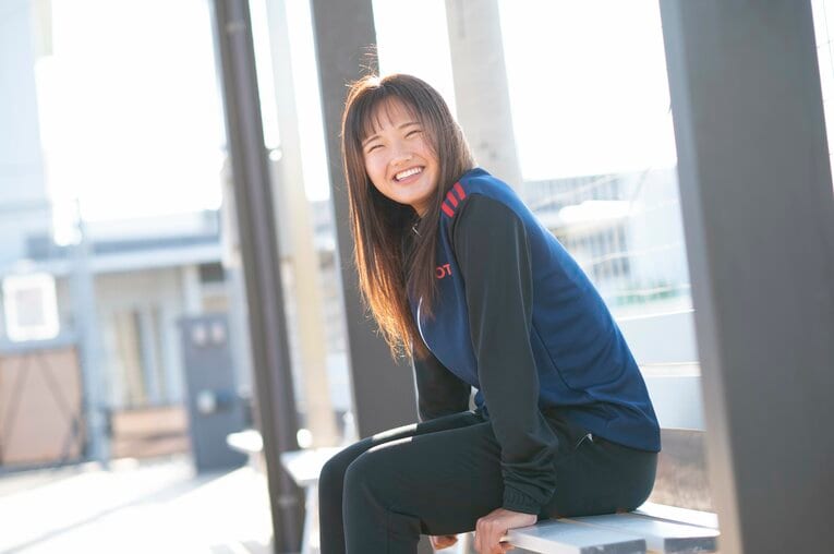 ビーチバレー界のニューヒロイン・秋重若菜の撮り下ろしフォト【スワイプするとそのほかの写真もご覧になれます】　©Tadashi Hosoda