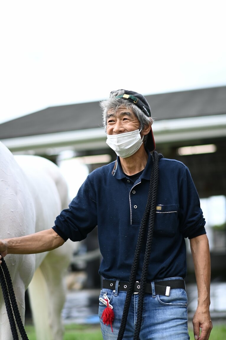 ゴールドシップも担当していた今浪隆利厩務員　©Naoya Sanuki