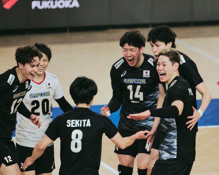 VNLスロベニア戦　©︎Yuki Suenaga