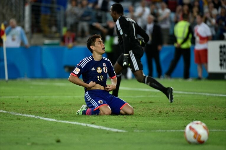 2015年のアジア杯での香川真司　©Takuya Sugiyama