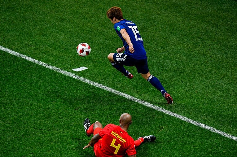 日本サッカー史に刻まれた激闘。ベルギー戦を写真で振り返る。(5) ／ photograph by Takuya Sugiyama/JMPA