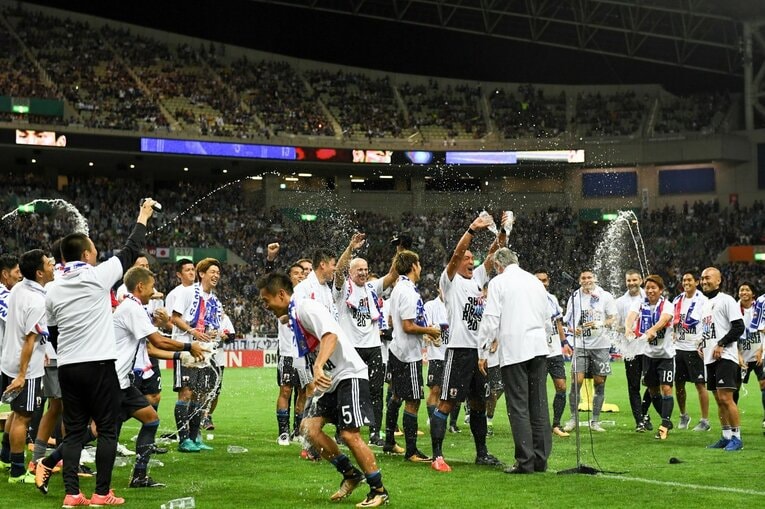 2017年の日本vsオーストラリア　©Sports Graphic Number