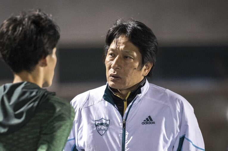 青山学院大学の原晋監督。箱根駅伝出場を目指した“黎明期”から、選手の資質や性格を見極める眼力は光っていた ／ photograph by Takuya Sugiyama