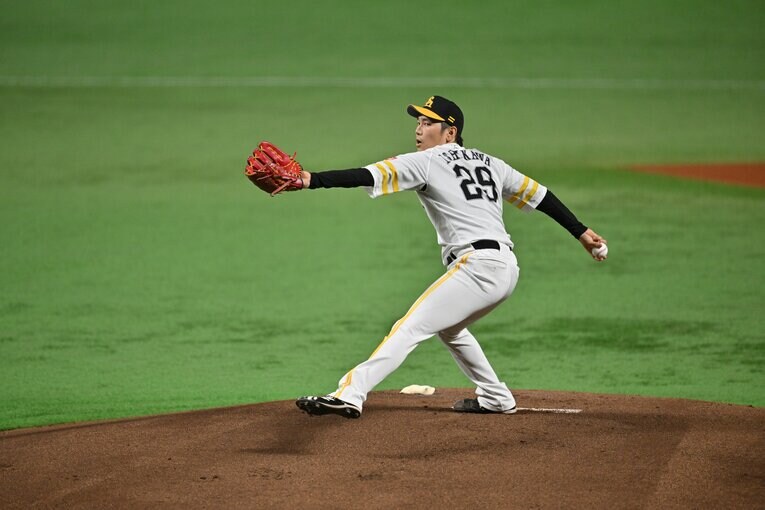 日本シリーズ第4戦、先発の石川柊太は6回途中まで1失点　©︎Hideki Sugiyama