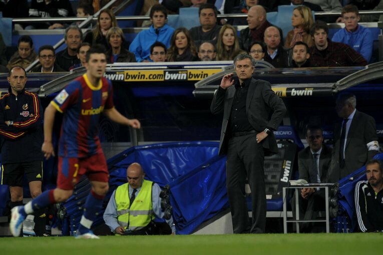 レアル・マドリー時代、バルサとのクラシコでは様々な“騒動”を巻き起こした　©Takuya Sugiyama