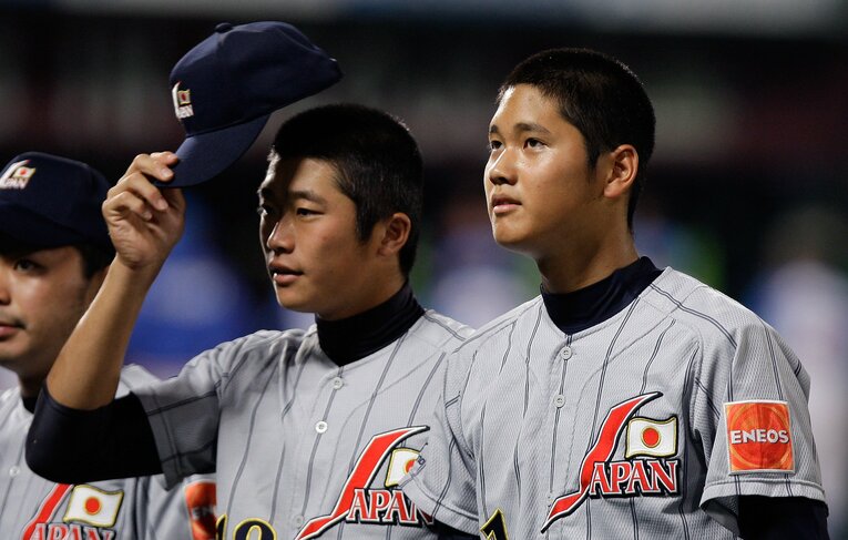 大谷はU18日本代表として韓国を訪れたことがある（写真は右に続きます）　©Getty Images