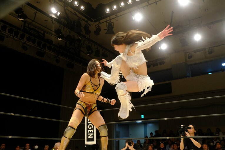高校3年生の女子プロレスラー・心希（しんの）【スワイプするとそのほかの写真もご覧になれます】©Norihiro Hashimoto