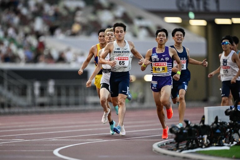 優勝した落合の前に出るなど予選から積極的なレースを見せた　©Nanae Suzuki