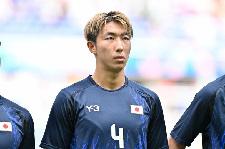 パリ五輪では4試合中3試合に先発出場した ／ photograph by Takuya Nakachi/JMPA