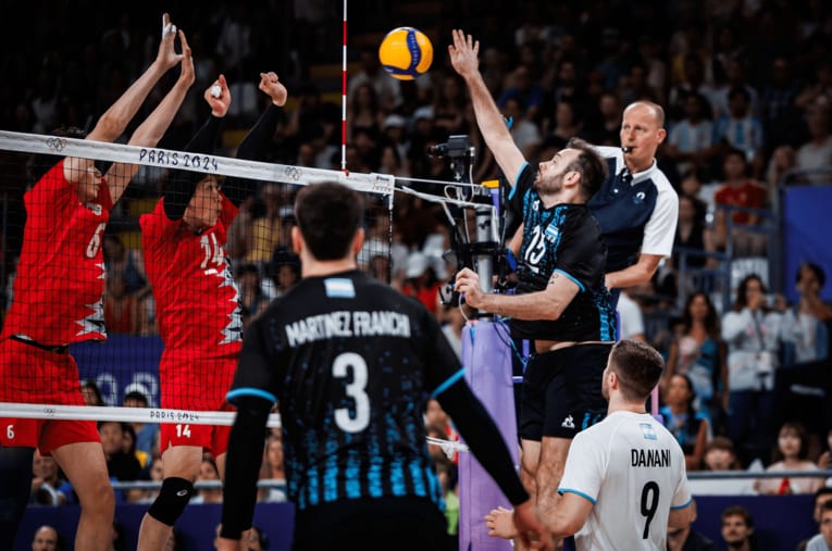 パリ五輪 アルゼンチン戦　©︎Volleyball World