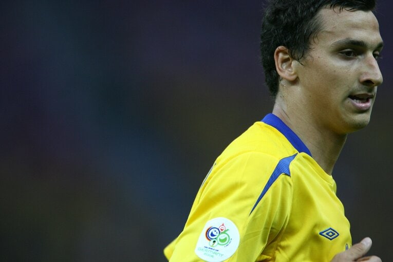 2006年ドイツW杯でのイブラ様　©Sports Graphic Number