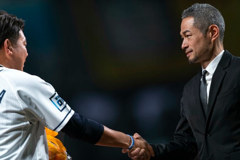 2021年12月の引退セレモニー　©Takuya Sugiyama