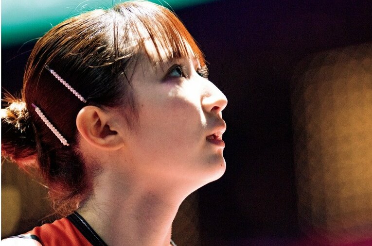 卓球女子のエースとして個人・団体ともにメダルの期待がかかる早田ひな（24歳） ／ photograph by Itaru Chiba