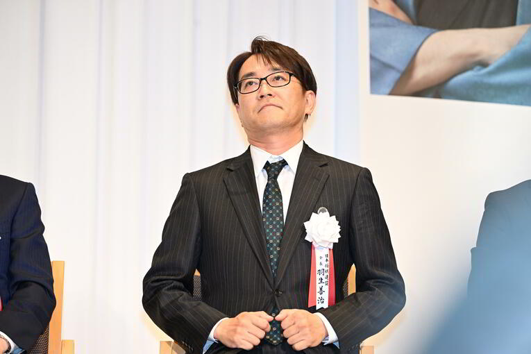 竜王戦での羽生会長　©Keiji Ishikawa