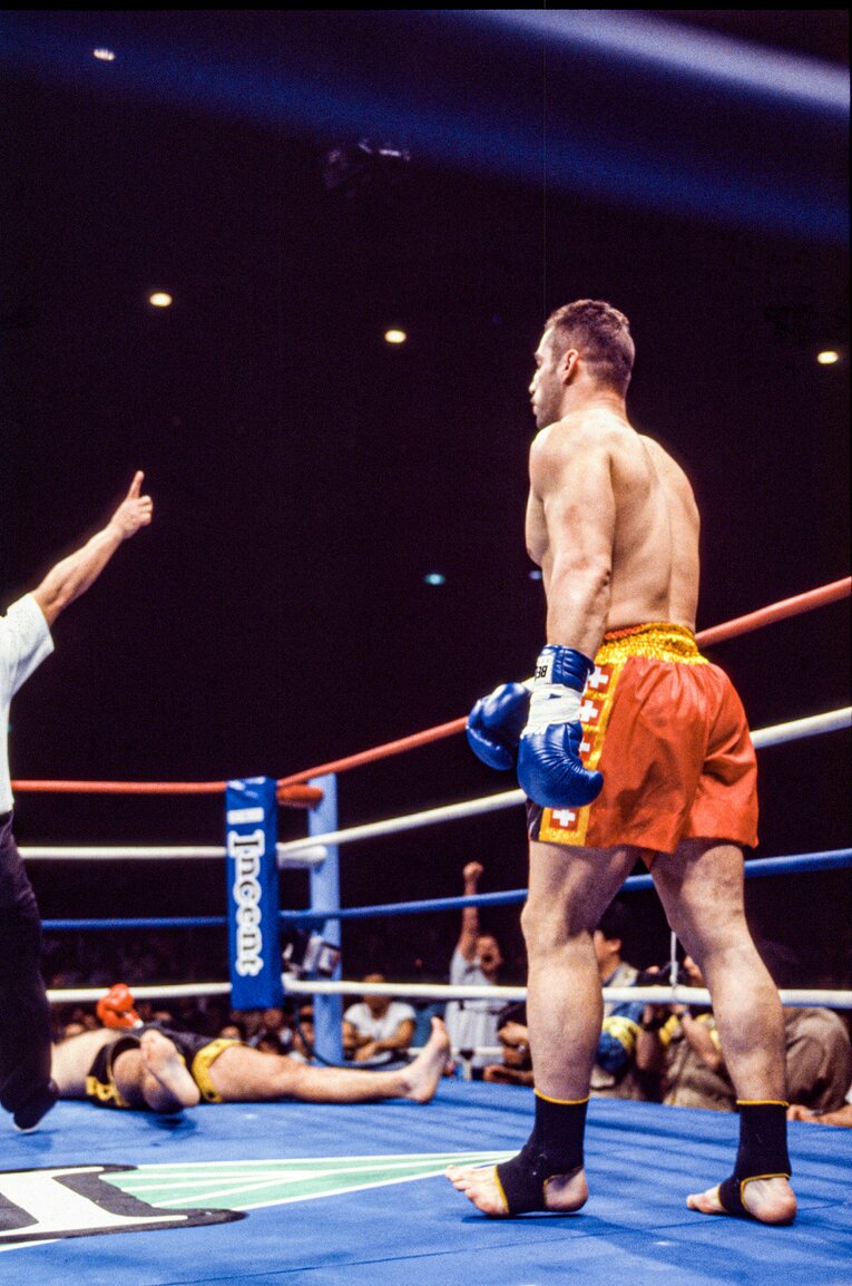 1996年のk-1GPにて初優勝を果たしたアンディ・フグ