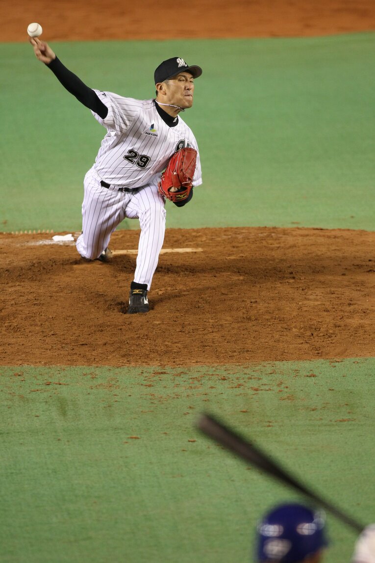 現役時代の小野晋吾コーチ　©Shigeki Yamamoto