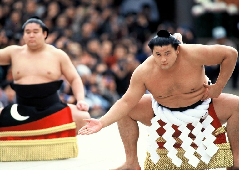 現役時代の貴乃花　©BUNGEISHUNJU