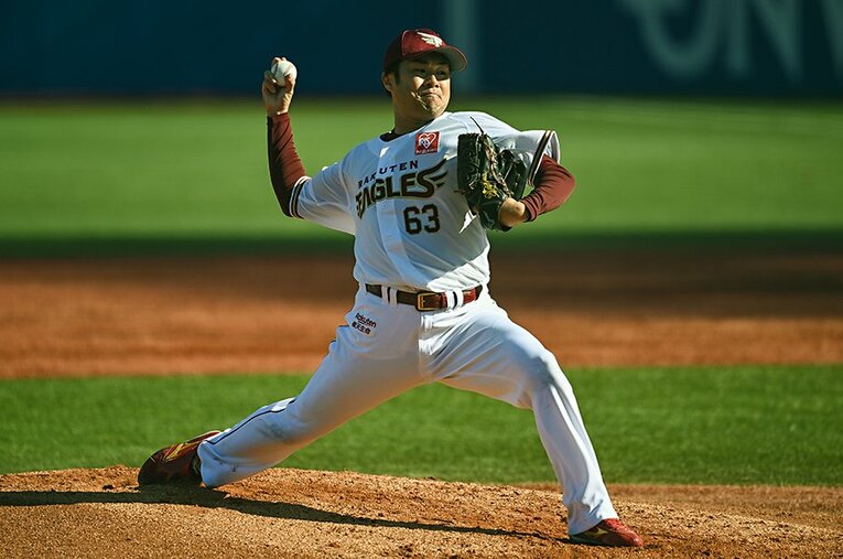 楽天から戦力外通告を受けた由規（31歳） ／ photograph by BUNGEISHUNJU