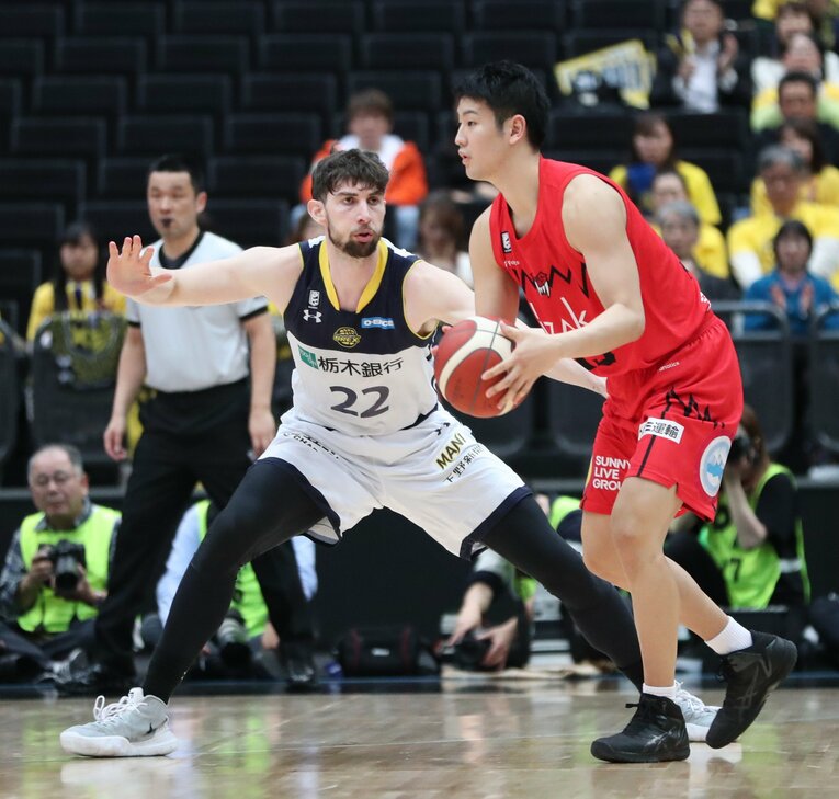 宇都宮のチームメイトでもあったロシター　©JIJI PRESS