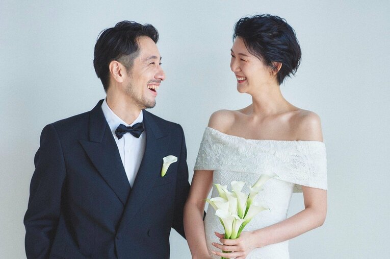 今年9月に結婚と妊娠を発表した栗原恵さん（40歳）。夫のKoukiさんはモデル、写真家として活躍中　©Megumi Kurihara & Kouki
