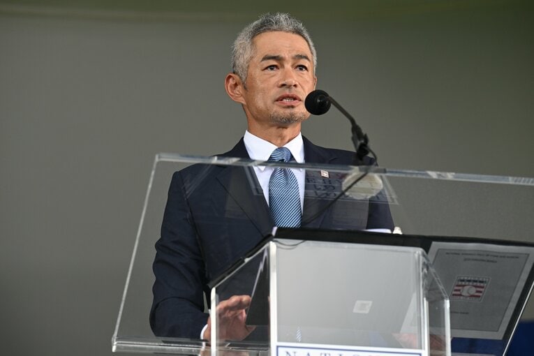 絶賛されている米野球殿堂入り式典でのイチローさんのスピーチ　 ©Naoya Sanuki