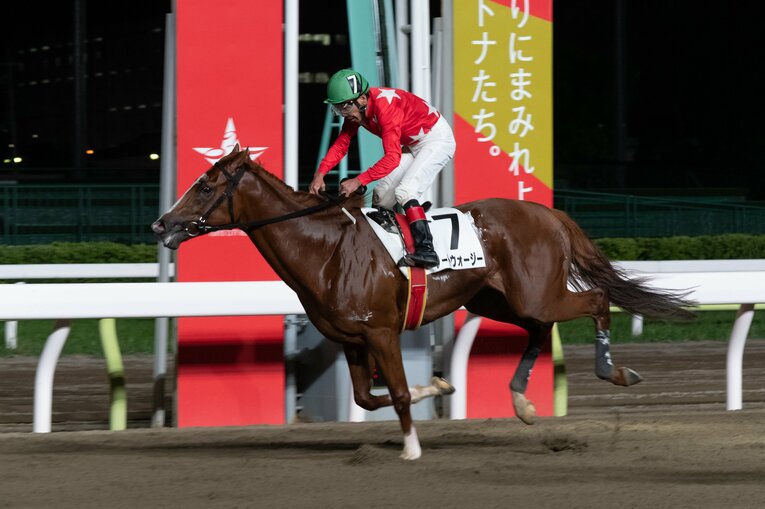 2021年7月14日、64歳10カ月7日の史上最年長勝利記録を達成　協力：TCK（東京シティ競馬）