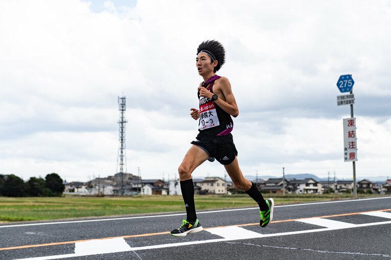 1年時の出雲から3年生まで、学生3大駅伝皆勤賞。大ハズシは一度もない安定感も際立つ平林　©Nanae Suzuki