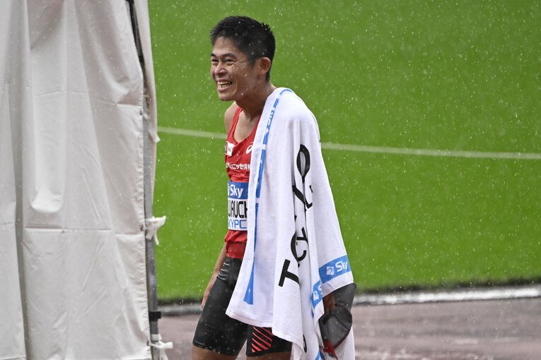 2023年MGC。レースを終えて満足げな川内　©Asami Enomoto